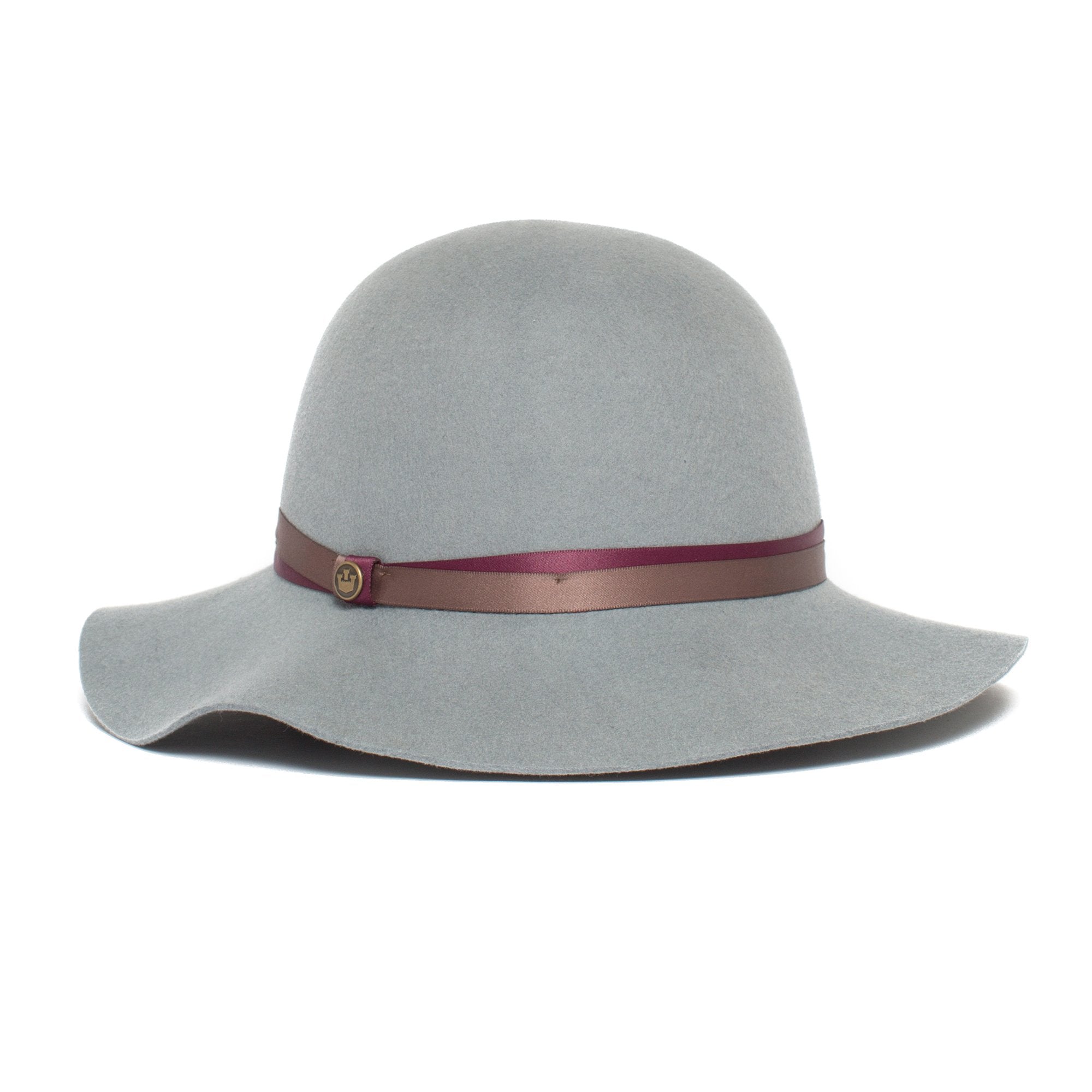 Goorin Bros. january breeze wool blend wide brim floppy hat Grey left side view