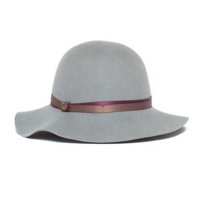 Goorin Bros. january breeze wool blend wide brim floppy hat Grey left side view