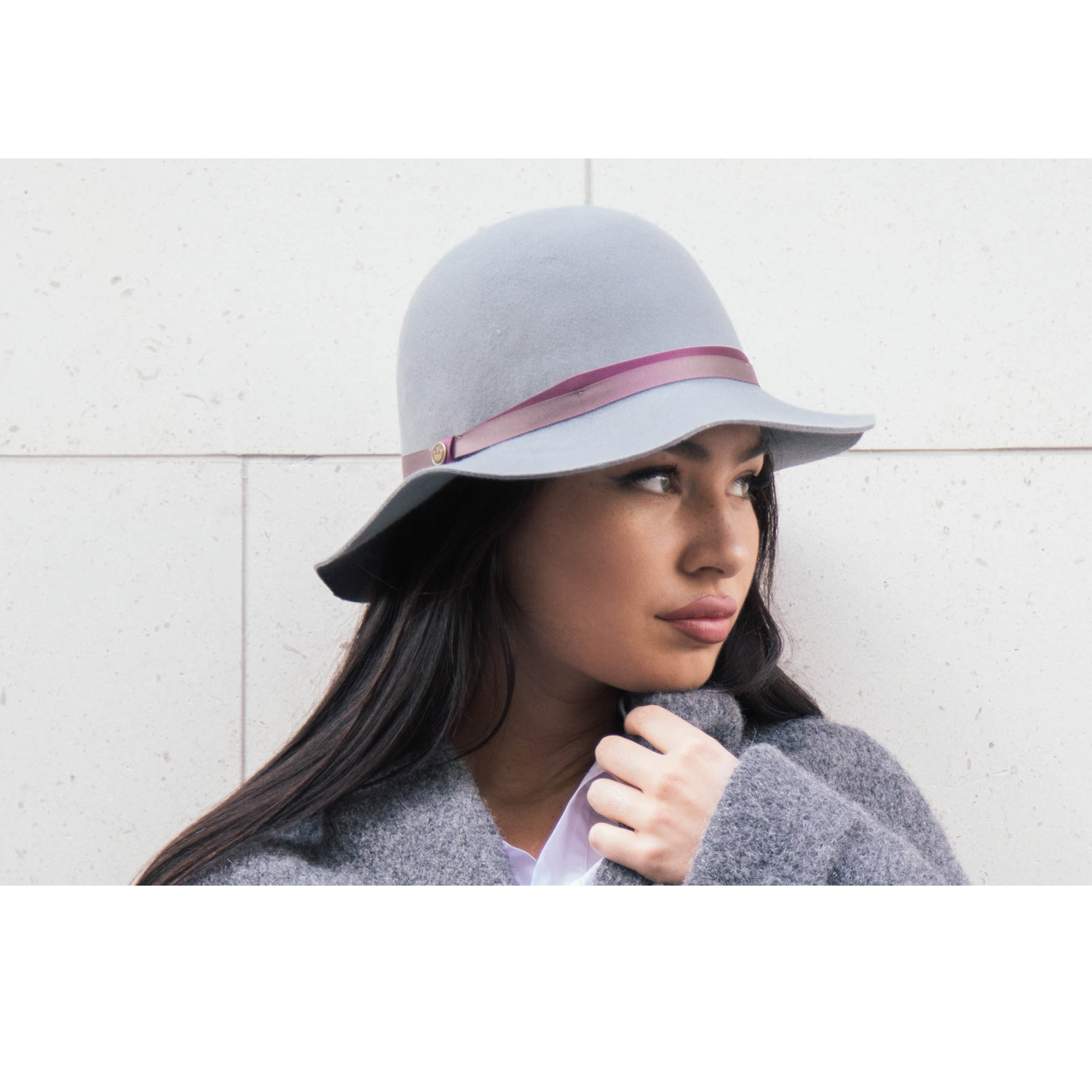 Goorin Bros. january breeze wool blend wide brim floppy hat Grey  womens styling