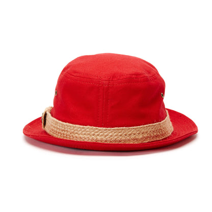 Goorin Bros. around the way cotton bucket Red back view