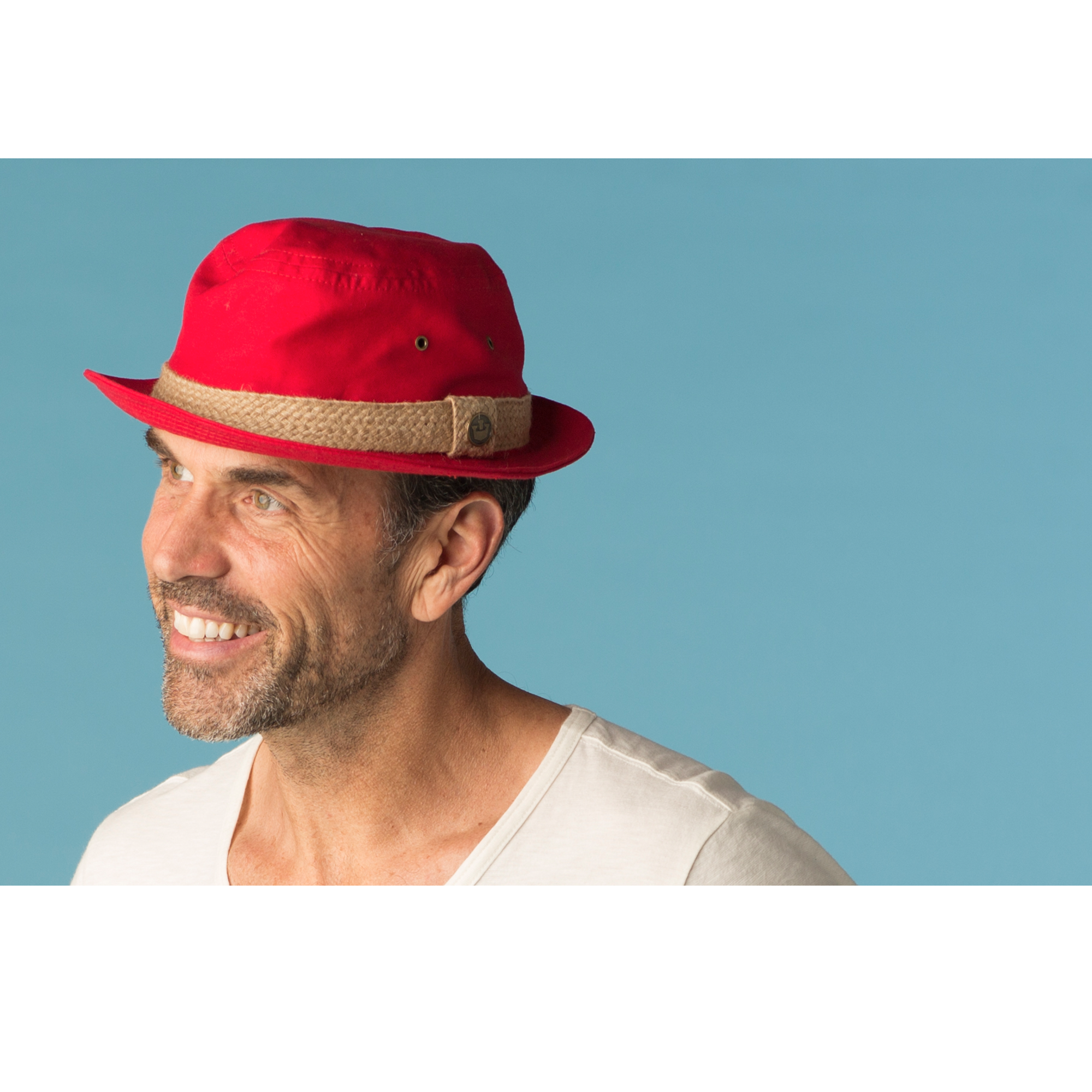 Goorin Bros. around the way cotton bucket Red  mens styling