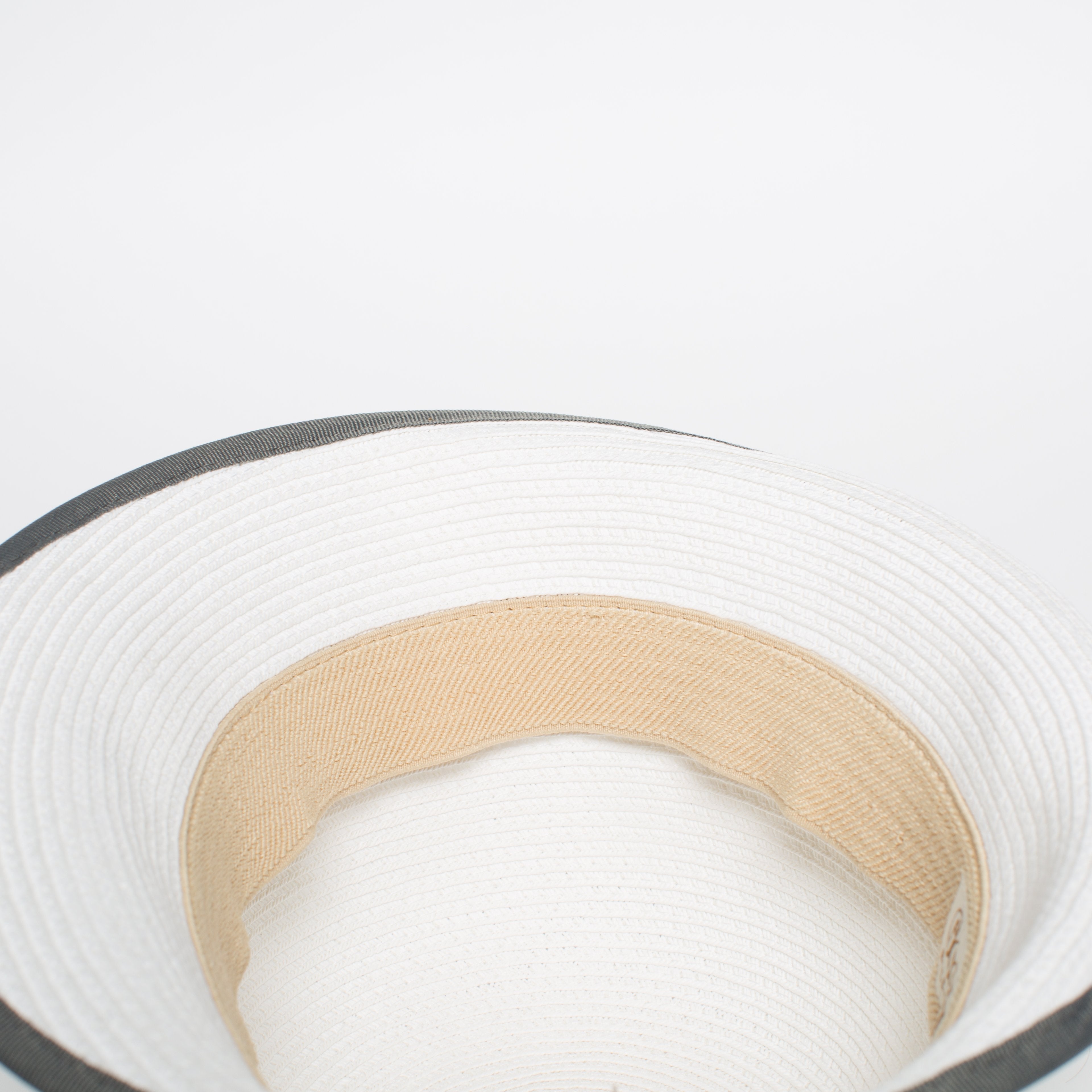 Goorin Bros. brown eyed girl straw cloche hat Stone  Sweatband