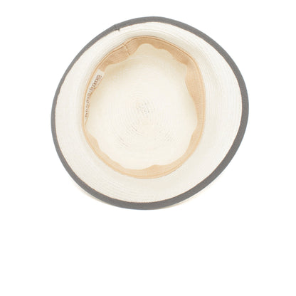 Goorin Bros. brown eyed girl straw cloche hat Stone under view