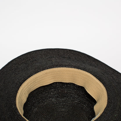 Goorin Bros. desert sun straw floppy hat Black  Sweatband