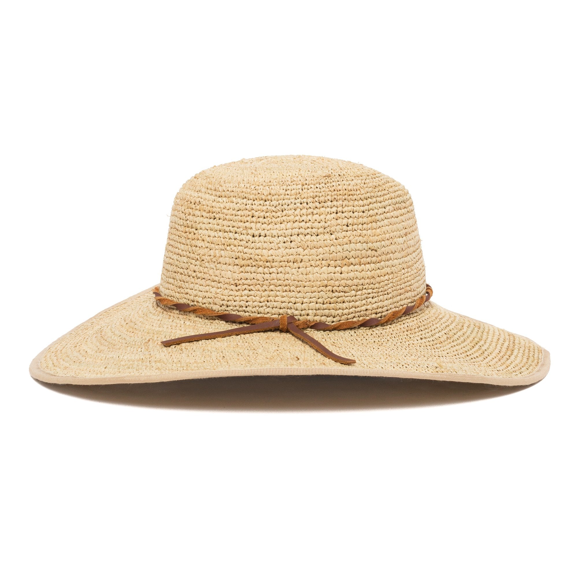Goorin Bros. desert sun straw floppy hat Natural side view