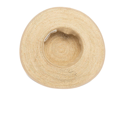 Goorin Bros. desert sun straw floppy hat Natural under view