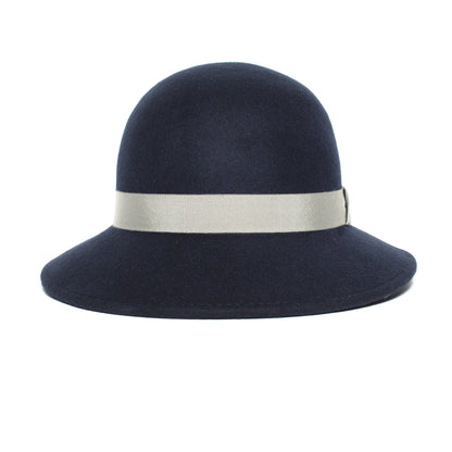 Goorin Bros. ms shores wool blend floppy hat Navy front view