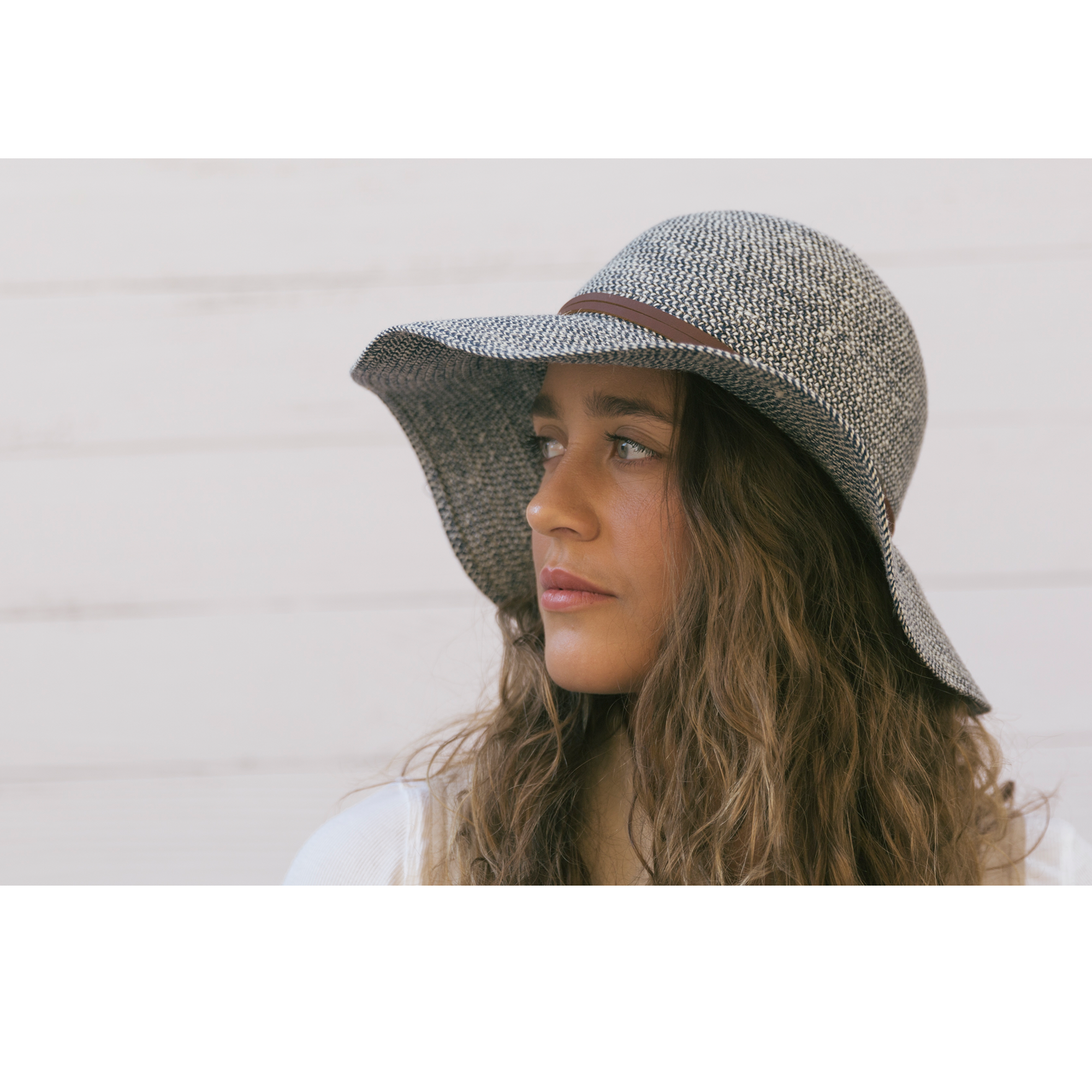 Goorin Bros. mother jugs cotton floppy hat Blue  womens styling