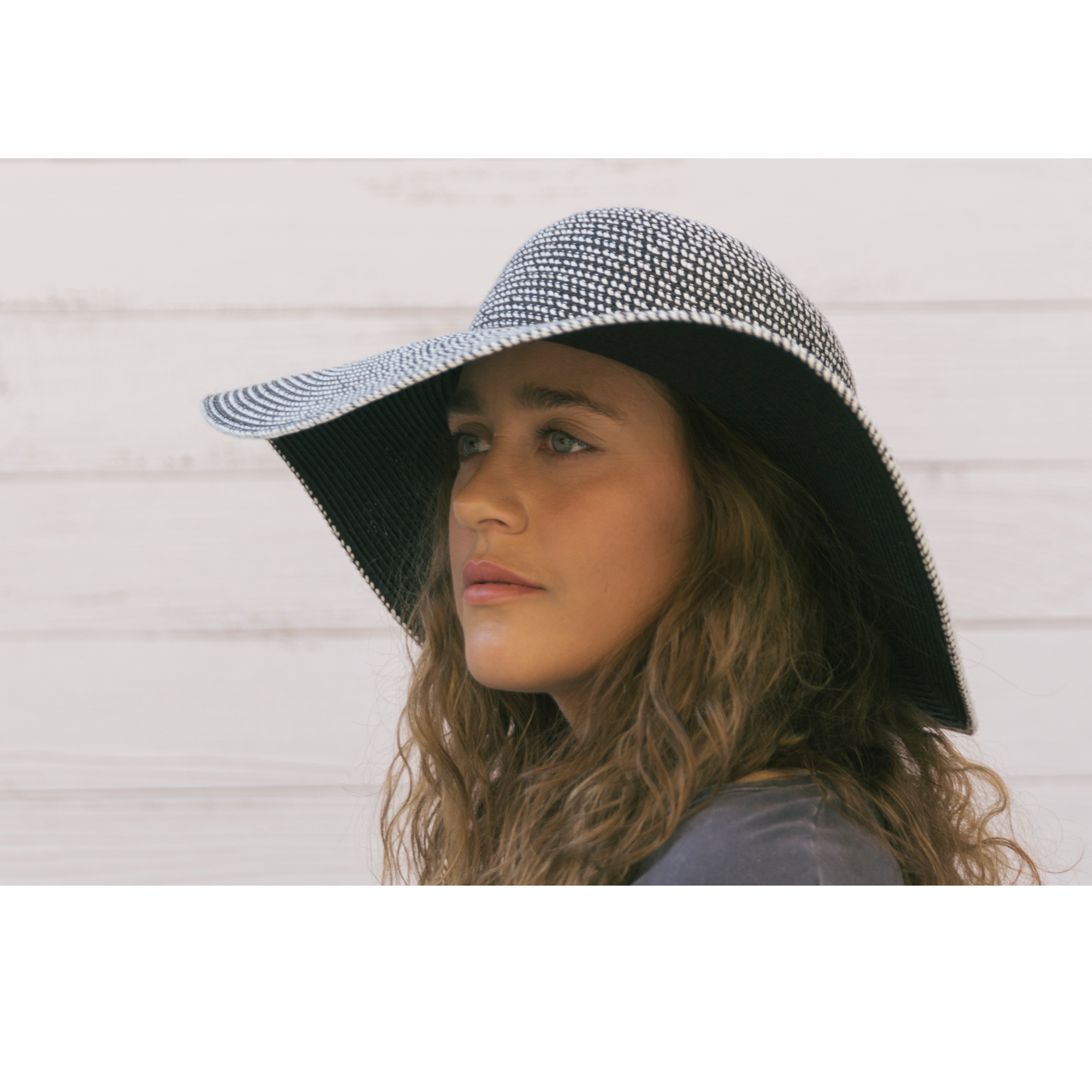 Goorin Bros. dilly dolly straw floppy hat Black  womens styling