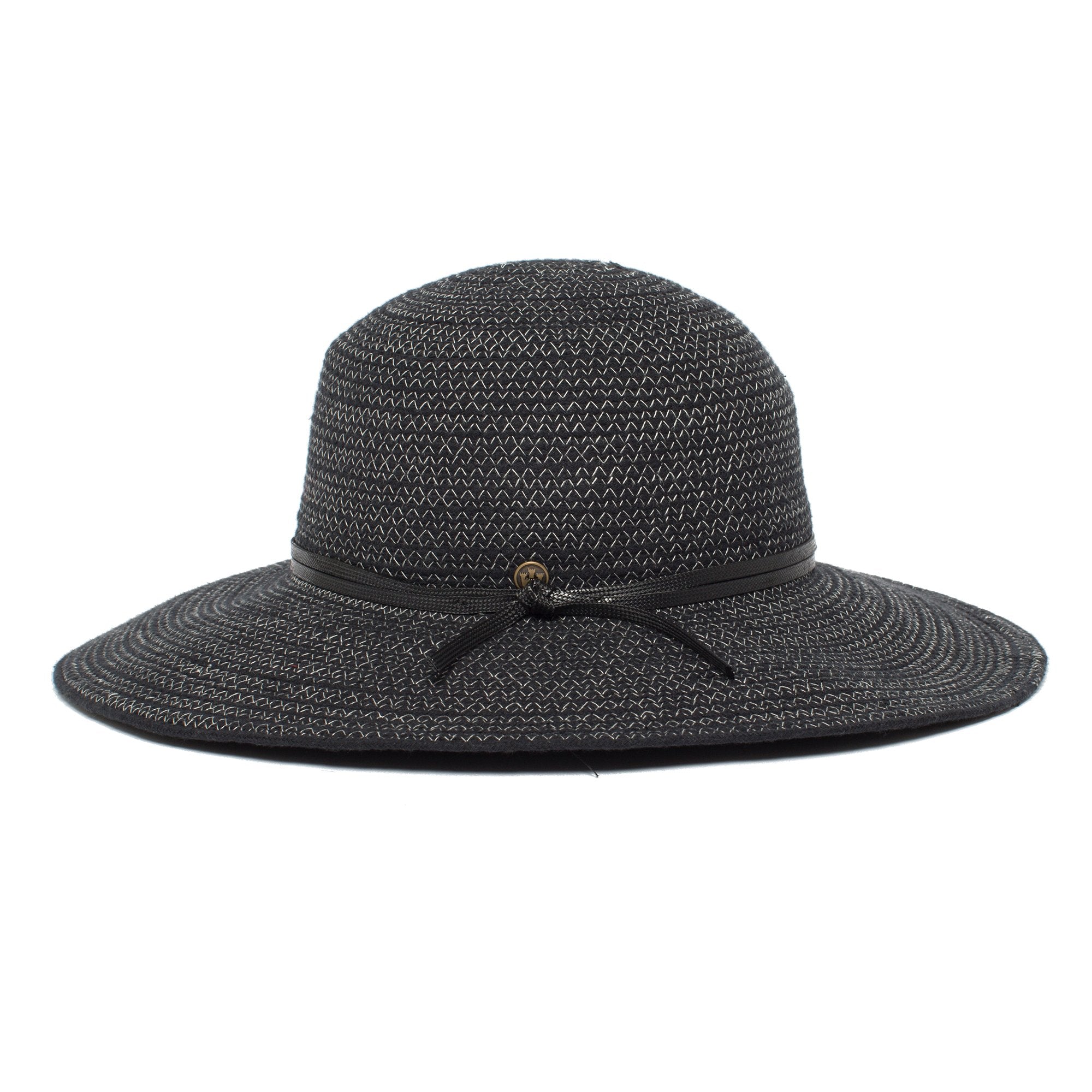 Goorin Bros. sunlight cotton floppy hat Black side view