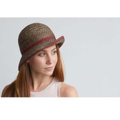 Goorin Bros. lady queen straw cloche hat Brown  womens styling