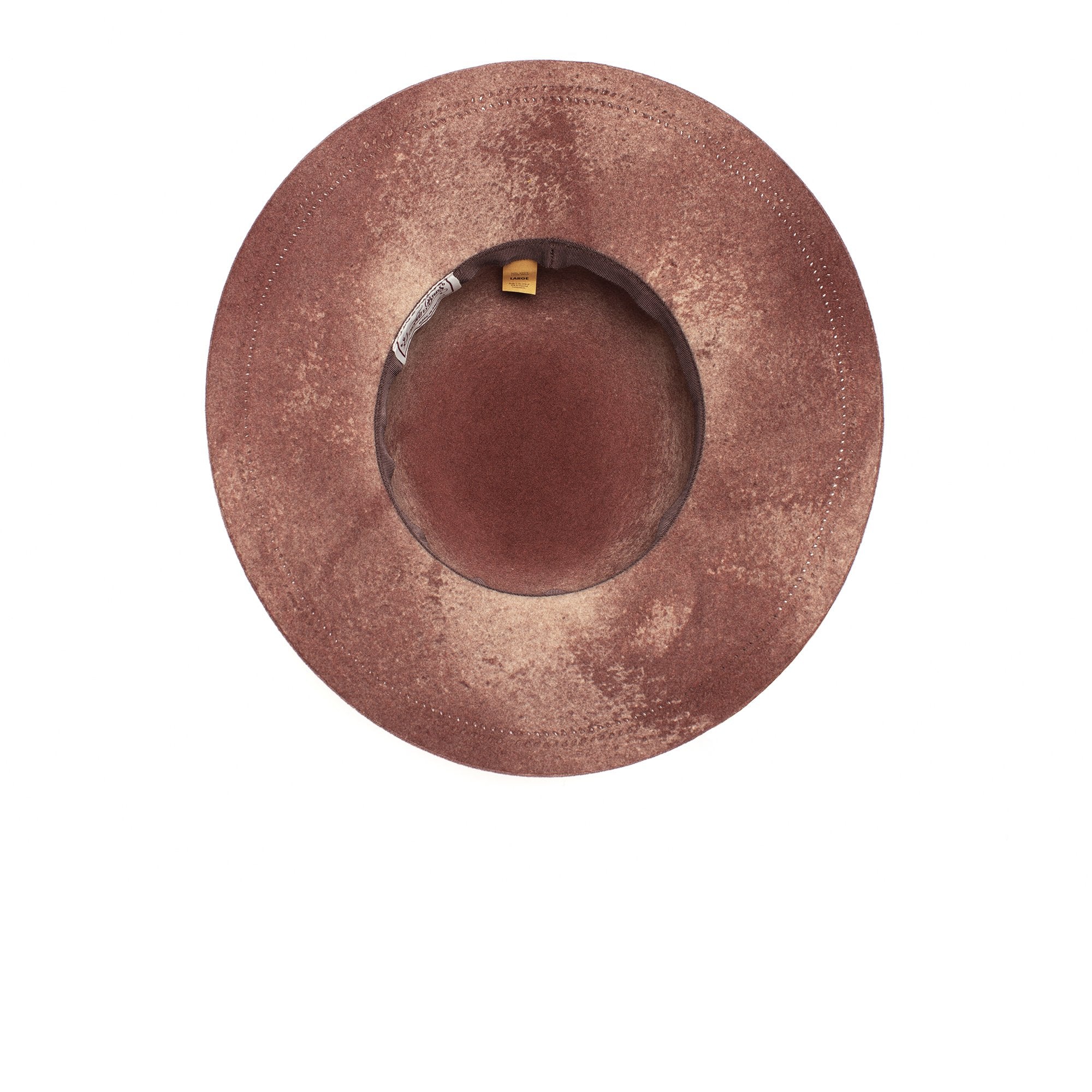 Goorin Bros. elaine thompson wool blend wide brim floppy hat Mauve under view