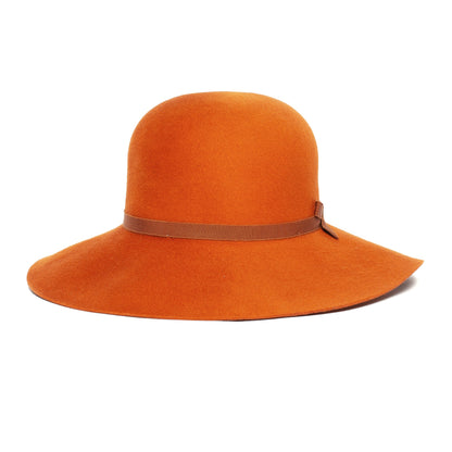 Goorin Bros. rhea love wool blend floppy hat Orange front view