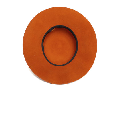 Goorin Bros. rhea love wool blend floppy hat Orange under view