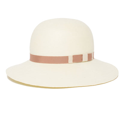 Goorin Bros. kiki paper asymmetric cloche hat Ivory left side view