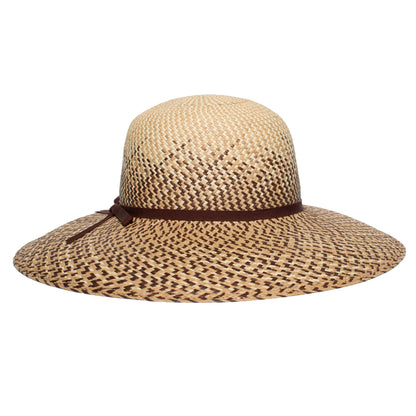 Goorin Bros. pretty face straw wide brim floppy hat Natural back view