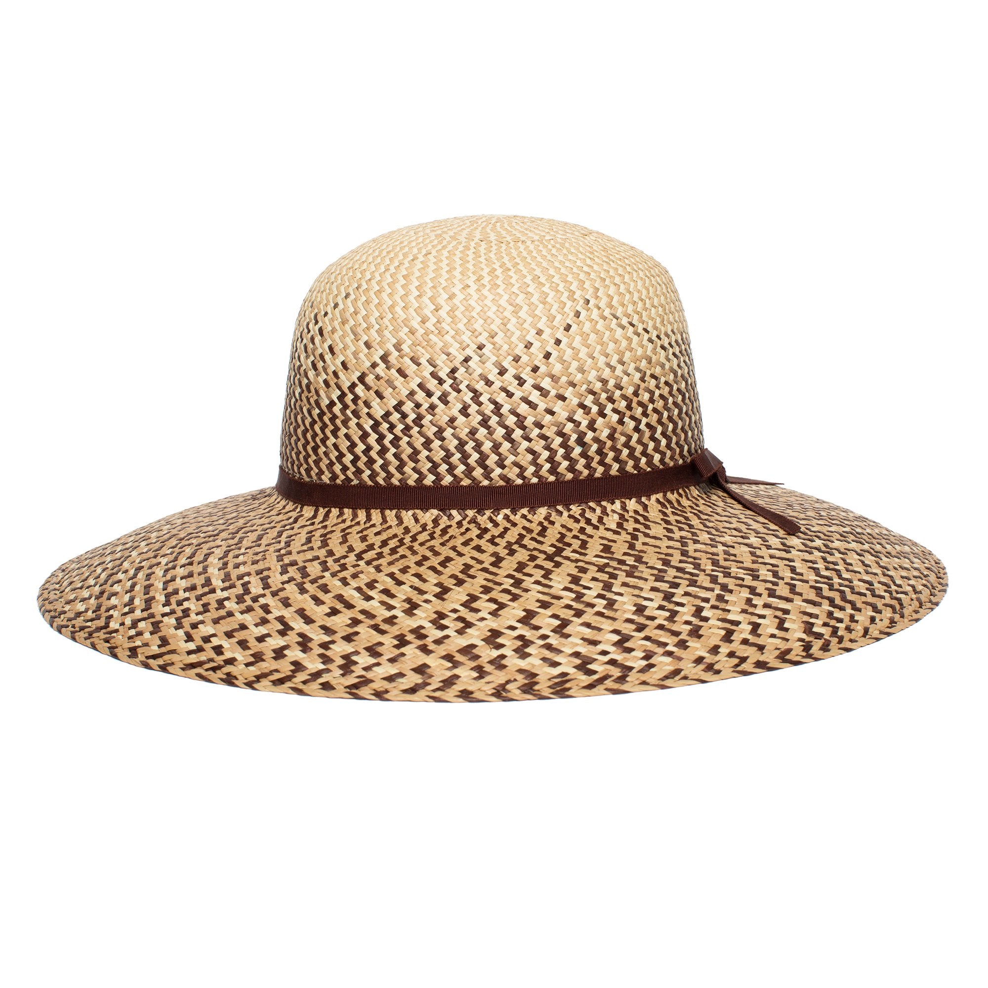 Goorin Bros. pretty face straw wide brim floppy hat Natural front view