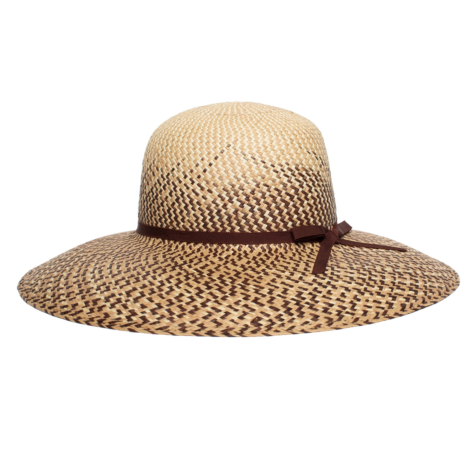 Goorin Bros. pretty face straw wide brim floppy hat Natural left side view