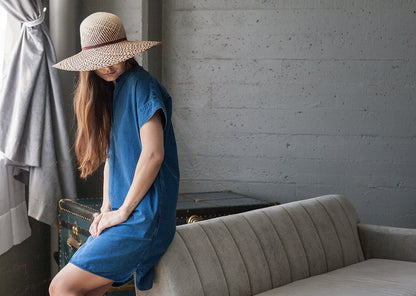 Goorin Bros. pretty face straw wide brim floppy hat Natural Lifestyle Womens