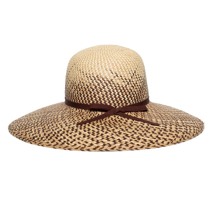 Goorin Bros. pretty face straw wide brim floppy hat Natural side view