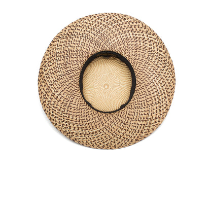 Goorin Bros. pretty face straw wide brim floppy hat Natural under view