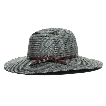 Goorin Bros. ellery straw wide brim floppy hat Blue side view
