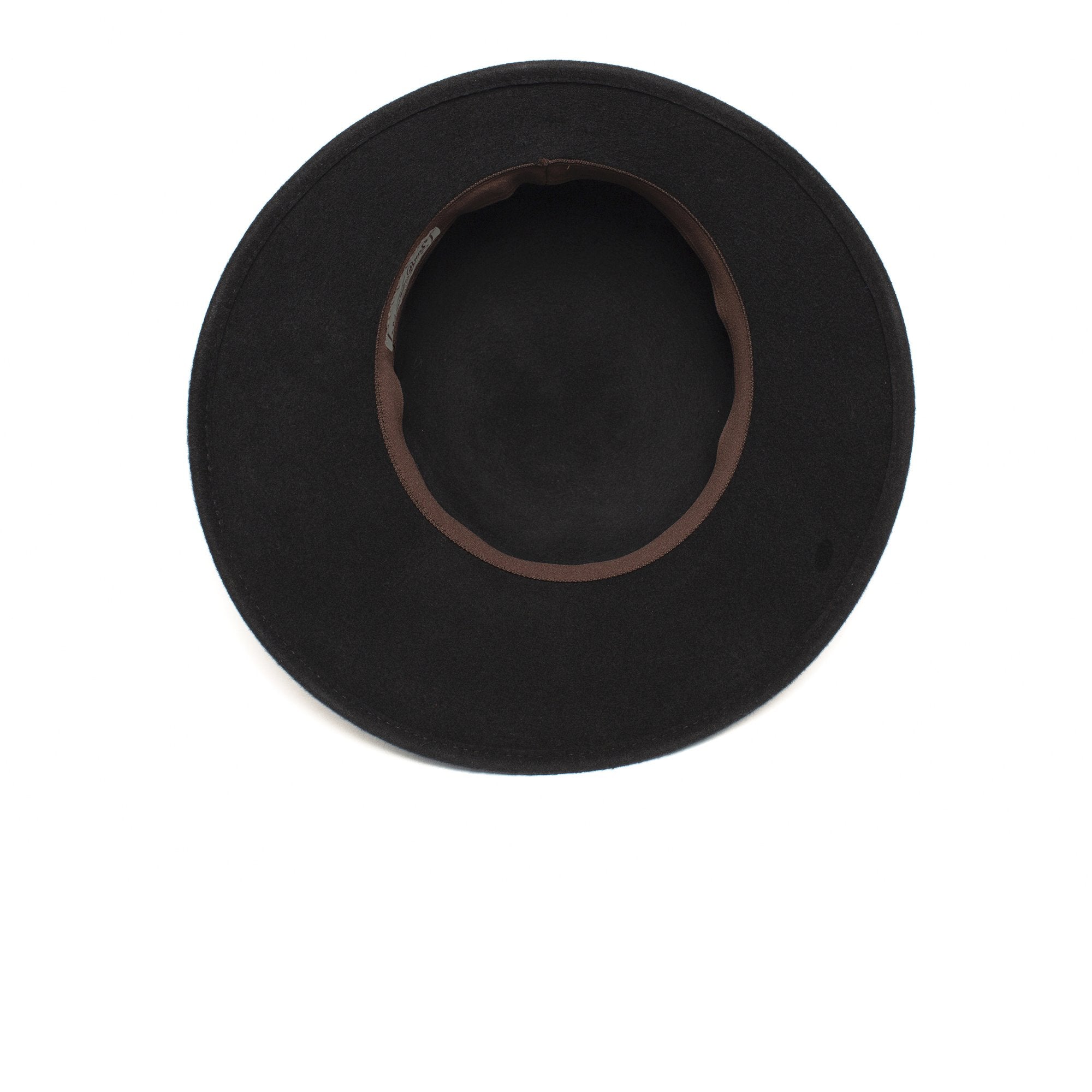 Goorin Bros. cakewalk wool blend asymmetric cloche hat Black under view