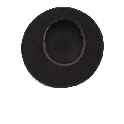 Goorin Bros. cakewalk wool blend asymmetric cloche hat Black under view
