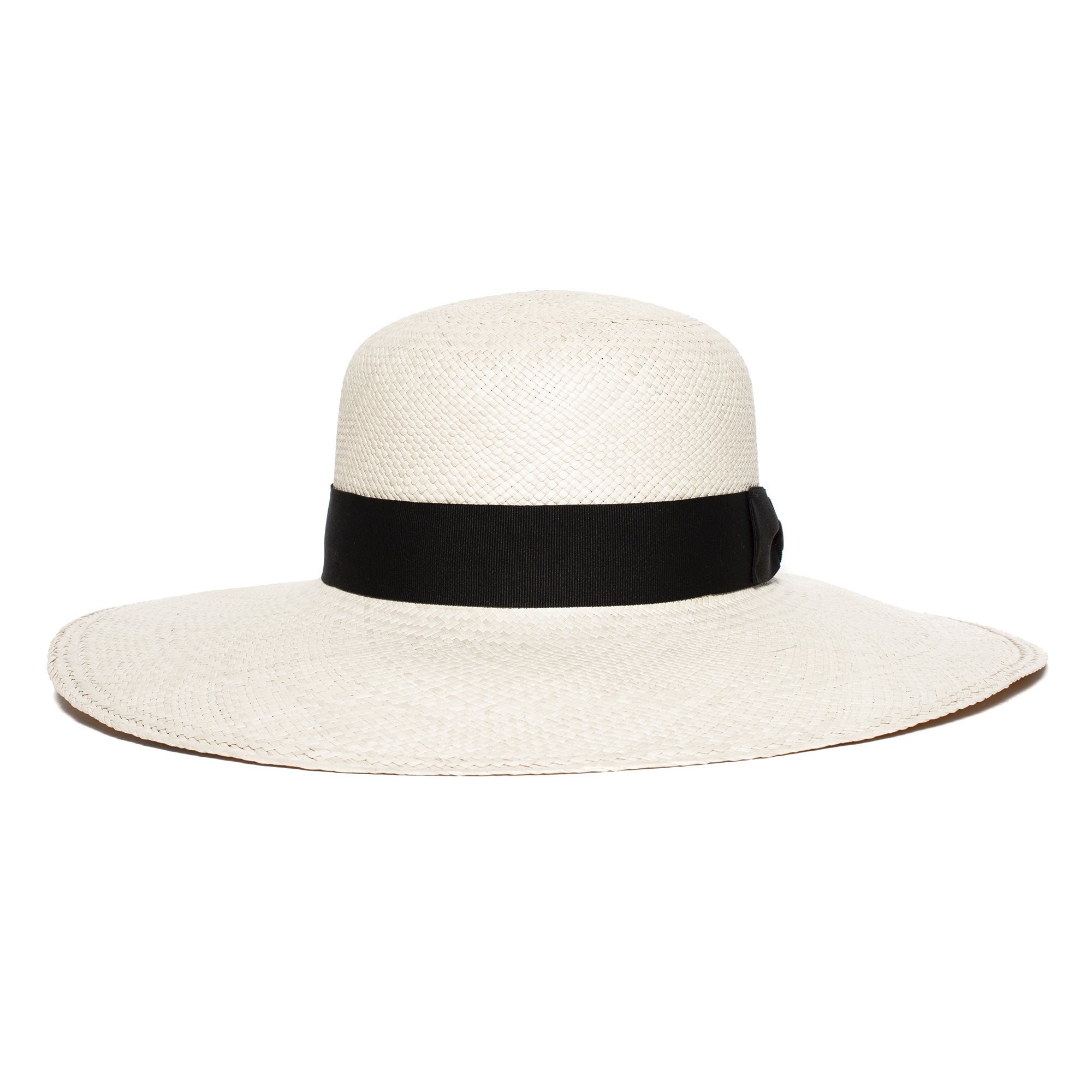 Goorin Bros. stacey straw floppy hat White front view