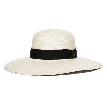 Goorin Bros. stacey straw floppy hat White left side view