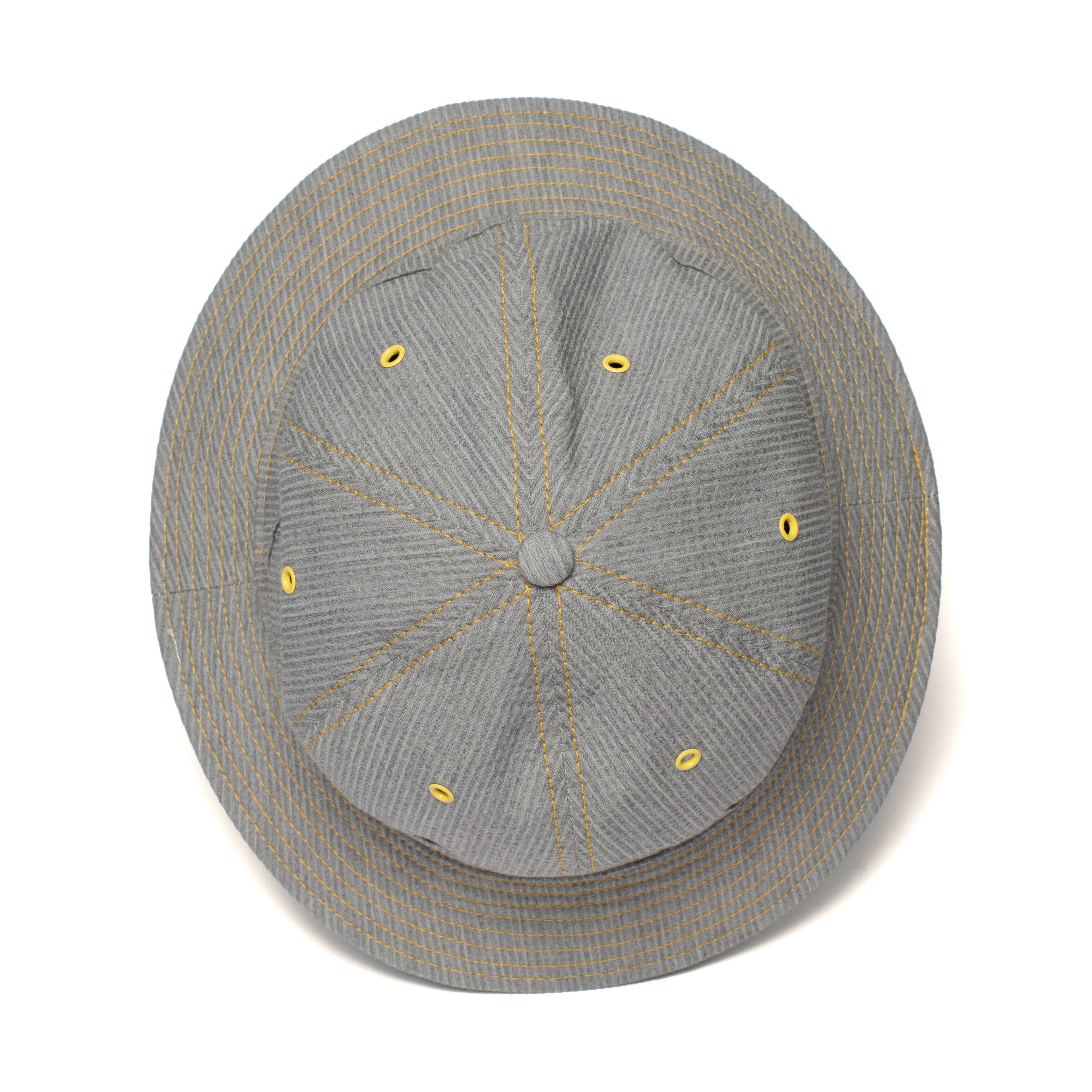 Goorin Bros. blaine cotton bucket Grey top view