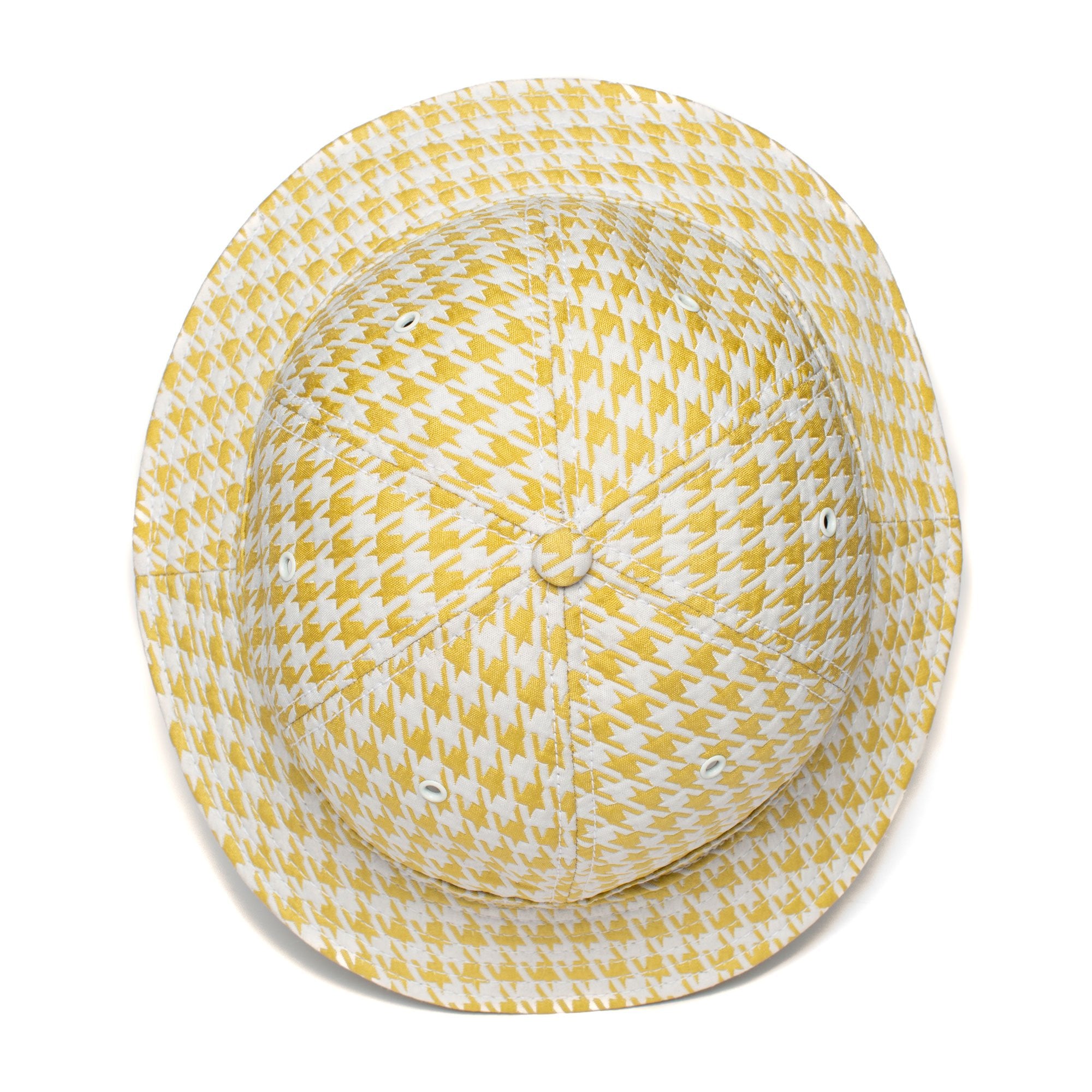 Goorin Bros. lemon drop bucket Yellow top view