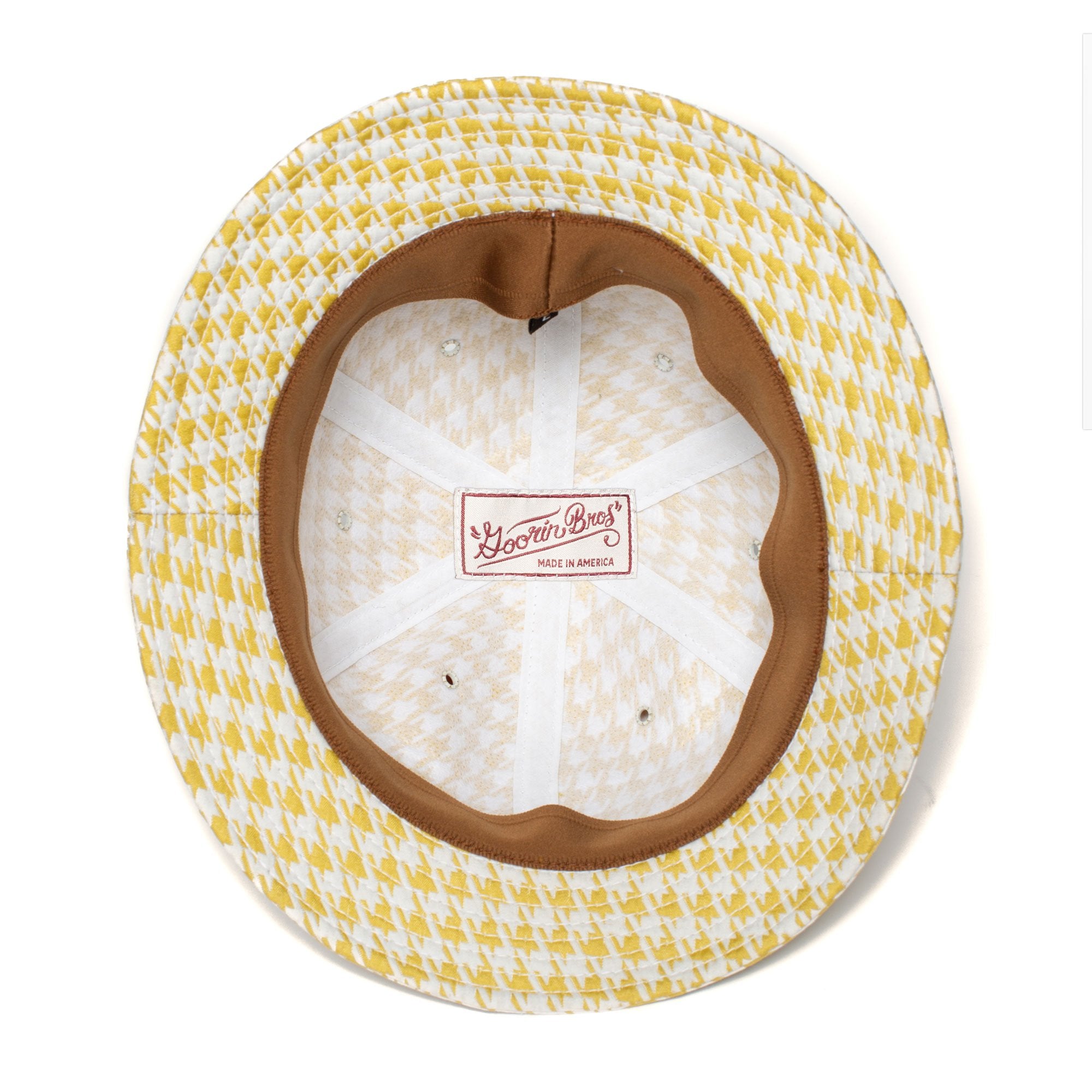 Goorin Bros. lemon drop bucket Yellow under view