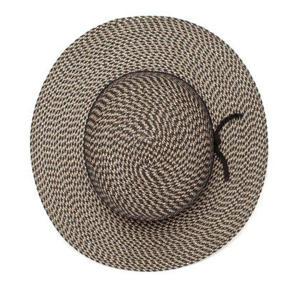 Goorin Bros. free will paper wide brim floppy hat Black top view