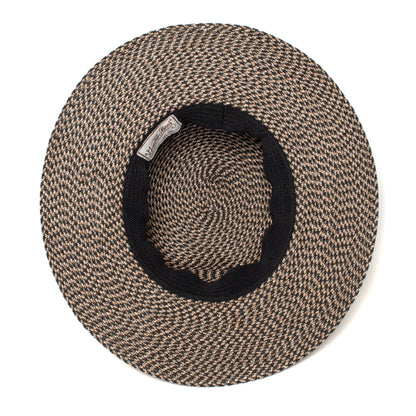 Goorin Bros. free will paper wide brim floppy hat Black under view