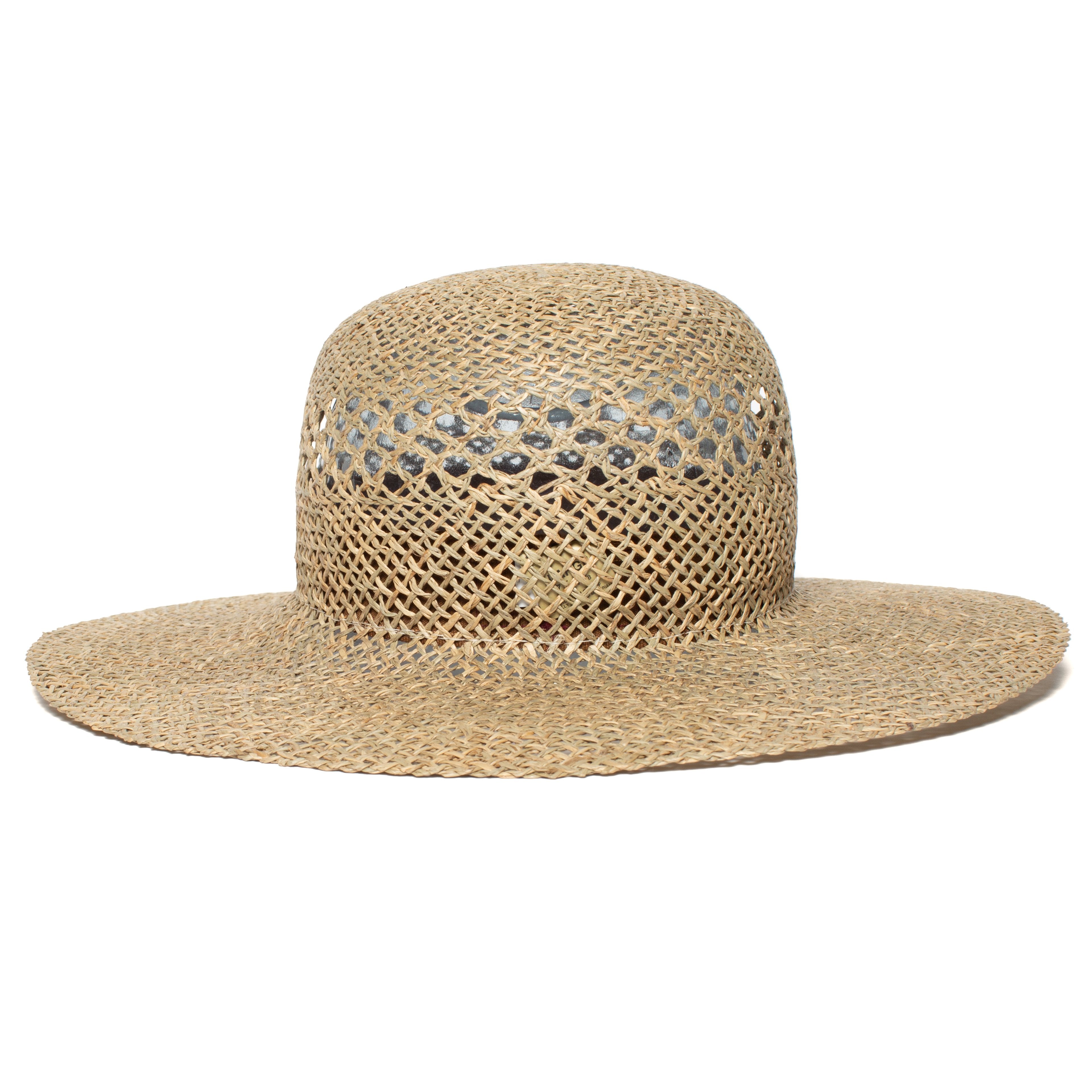 Goorin Bros. joan ruth straw wide brim floppy hat Natural back view
