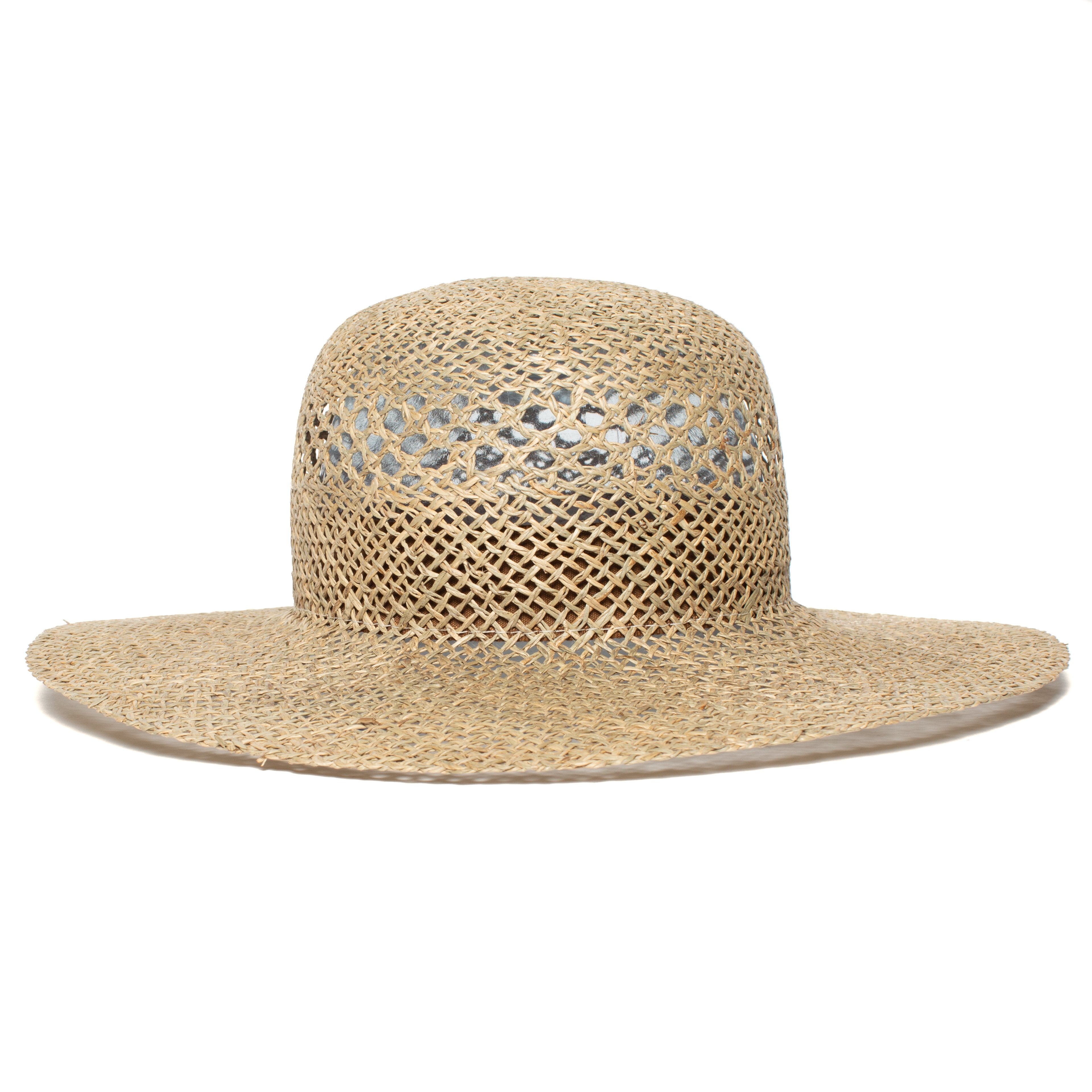 Goorin Bros. joan ruth straw wide brim floppy hat Natural front view