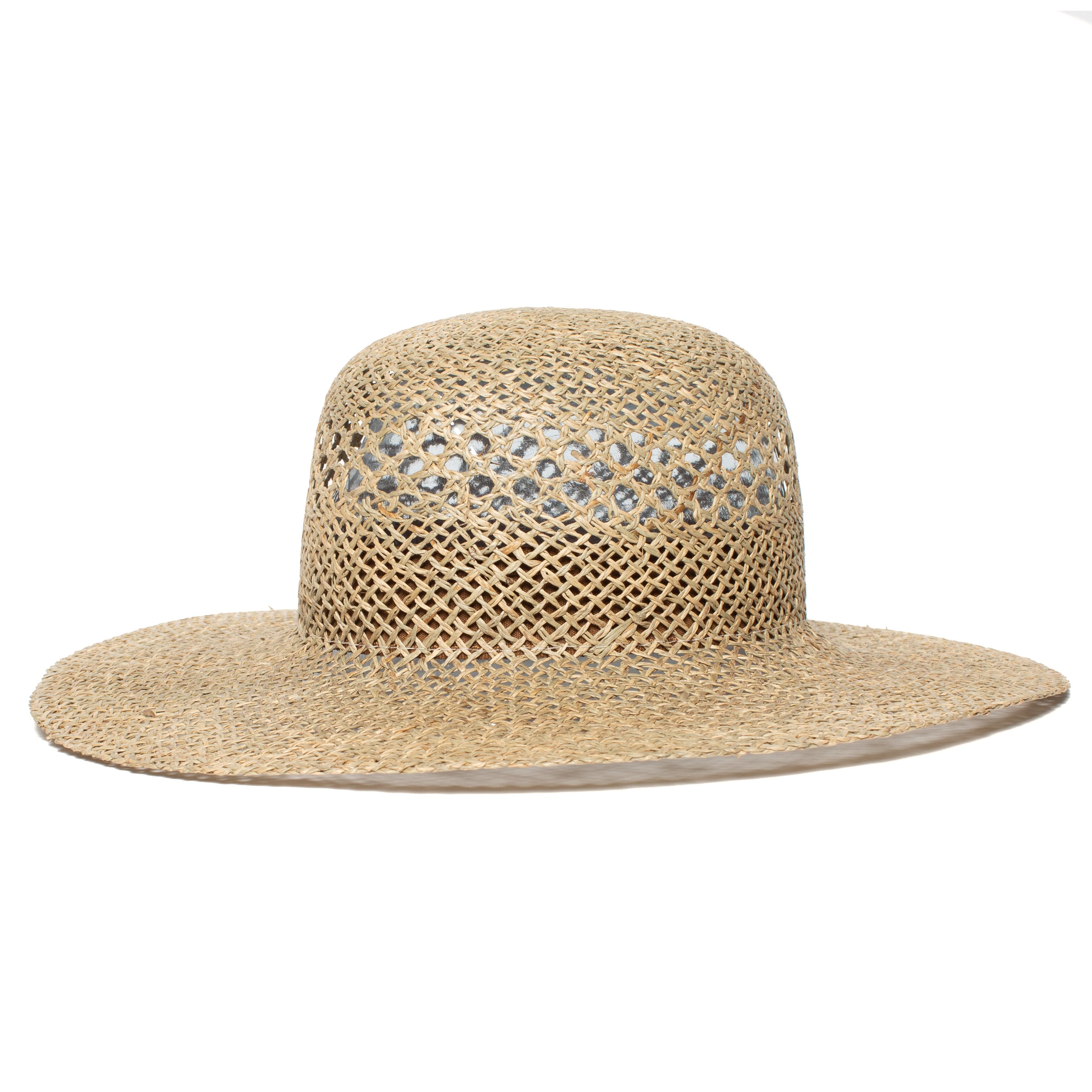 Goorin Bros. joan ruth straw wide brim floppy hat Natural left side view