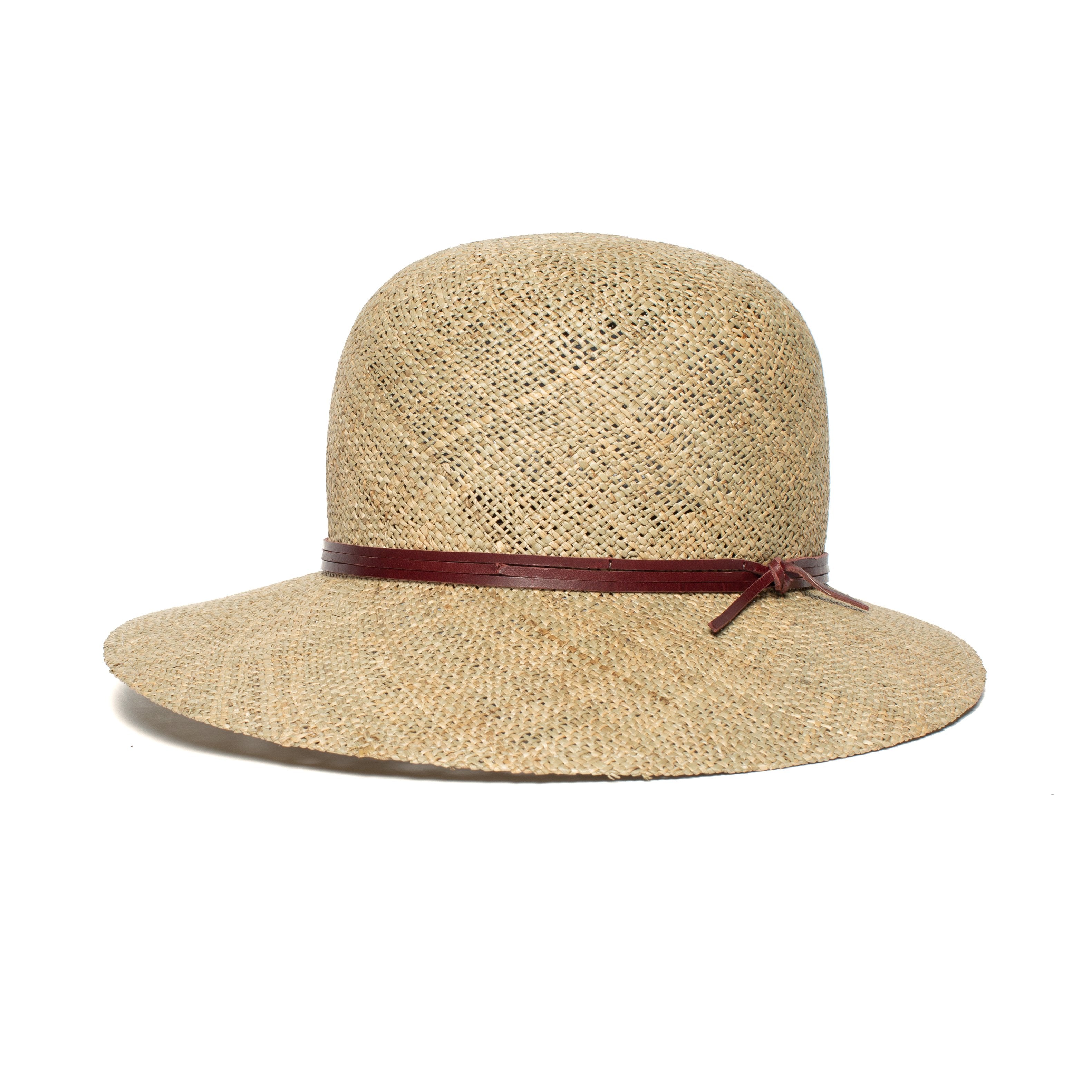 Goorin Bros. biondi straw asymmetric cloche hat Natural left side view
