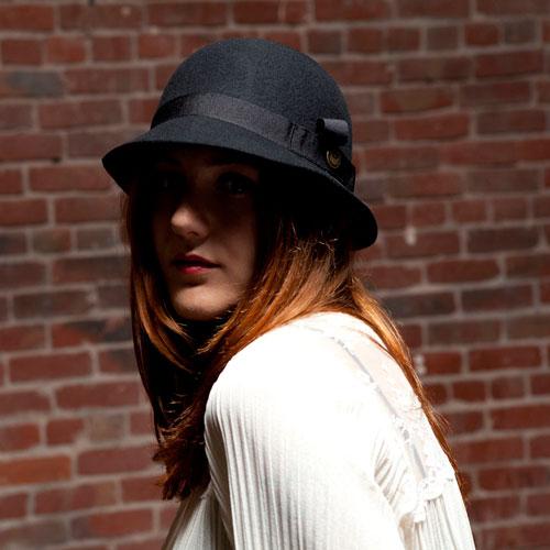Goorin Bros. princess wool blend cloche hat Black  womens styling