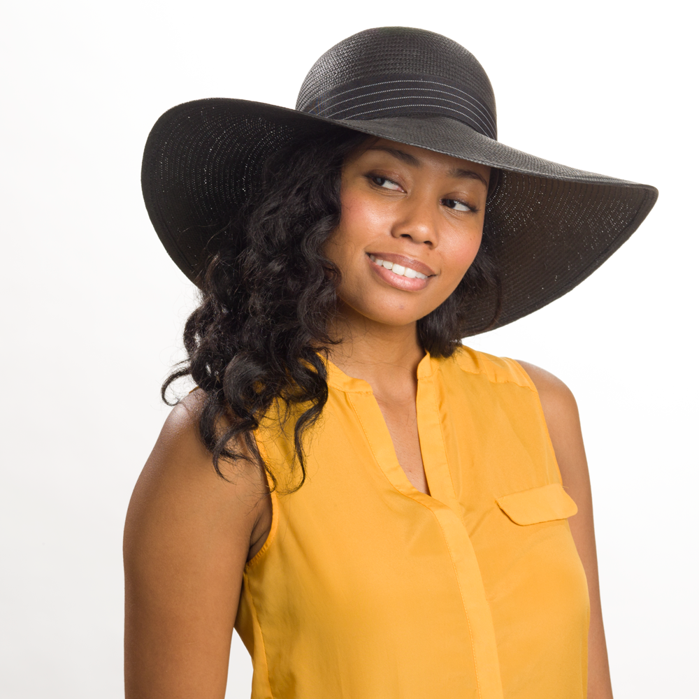 Goorin Bros. macey straw floppy hat Black  womens styling