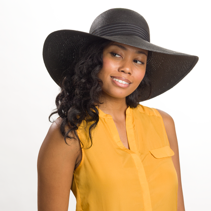 Goorin Bros. macey straw floppy hat Black  womens styling
