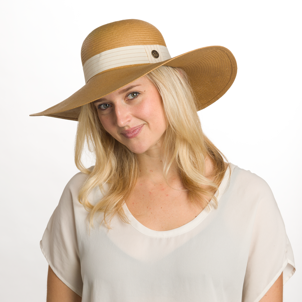 Goorin Bros. macey straw floppy hat Natural  womens styling