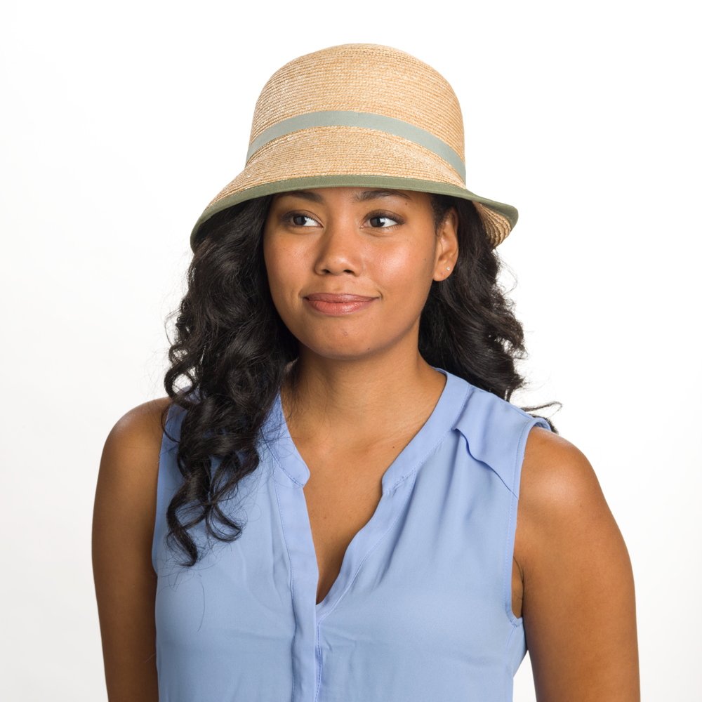 Goorin Bros. ms melissa straw asymmetric cloche hat Natural  womens styling