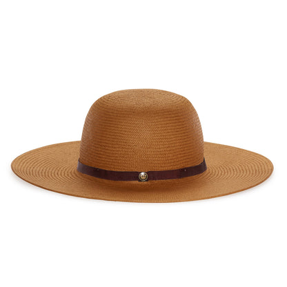 Goorin Bros. mrs franklin paper floppy hat Natural side view