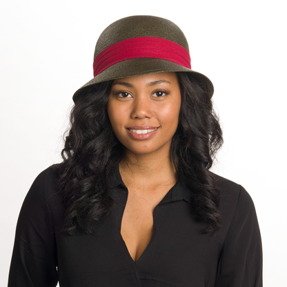 Goorin Bros. estelle jones paper asymmetric cloche hat Grey  womens styling