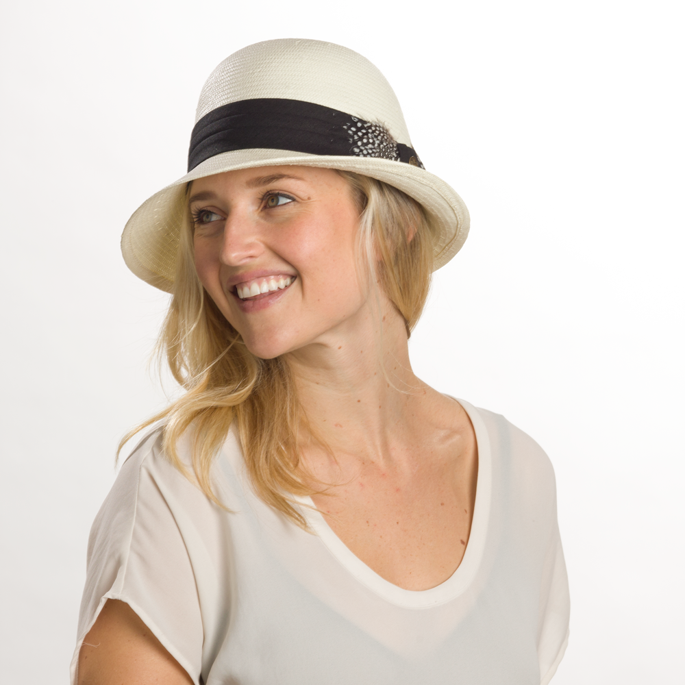 Goorin Bros. estelle jones paper asymmetric cloche hat White  womens styling