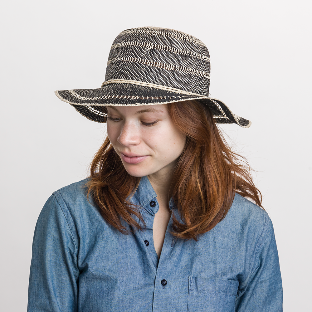 Goorin Bros. summer beats straw floppy hat Black  womens styling