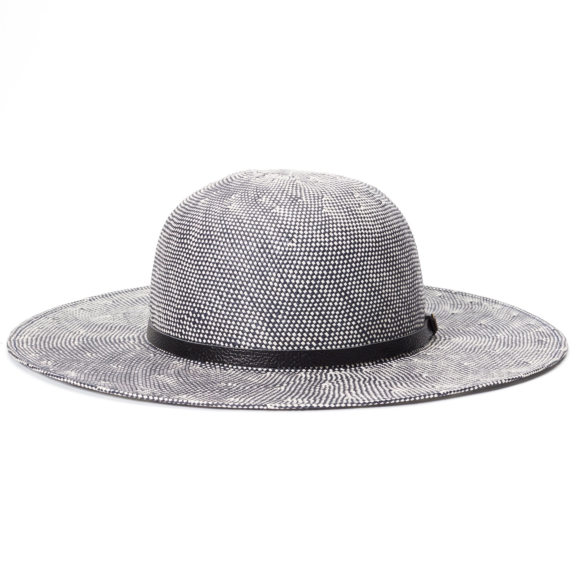 Goorin Bros. mrs garrido paper floppy hat Navy front view