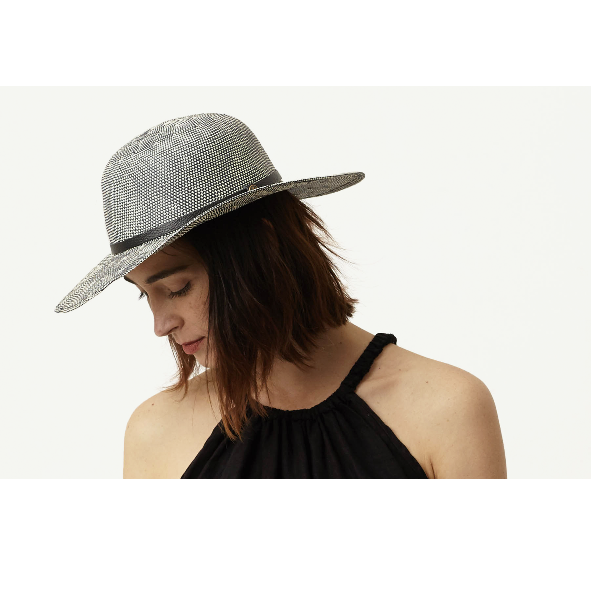 Goorin Bros. mrs garrido paper floppy hat Navy  womens styling